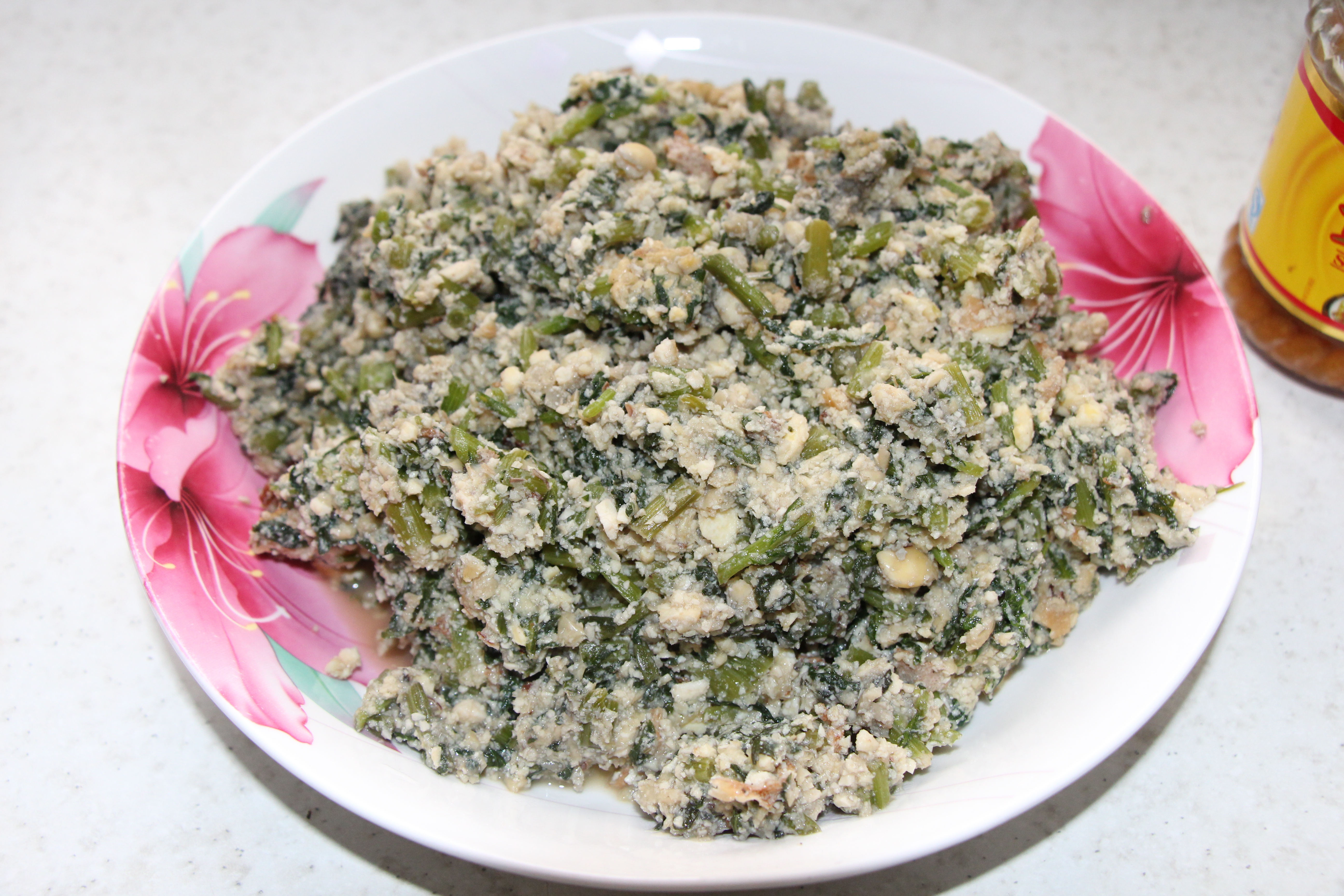 茼蒿小豆腐