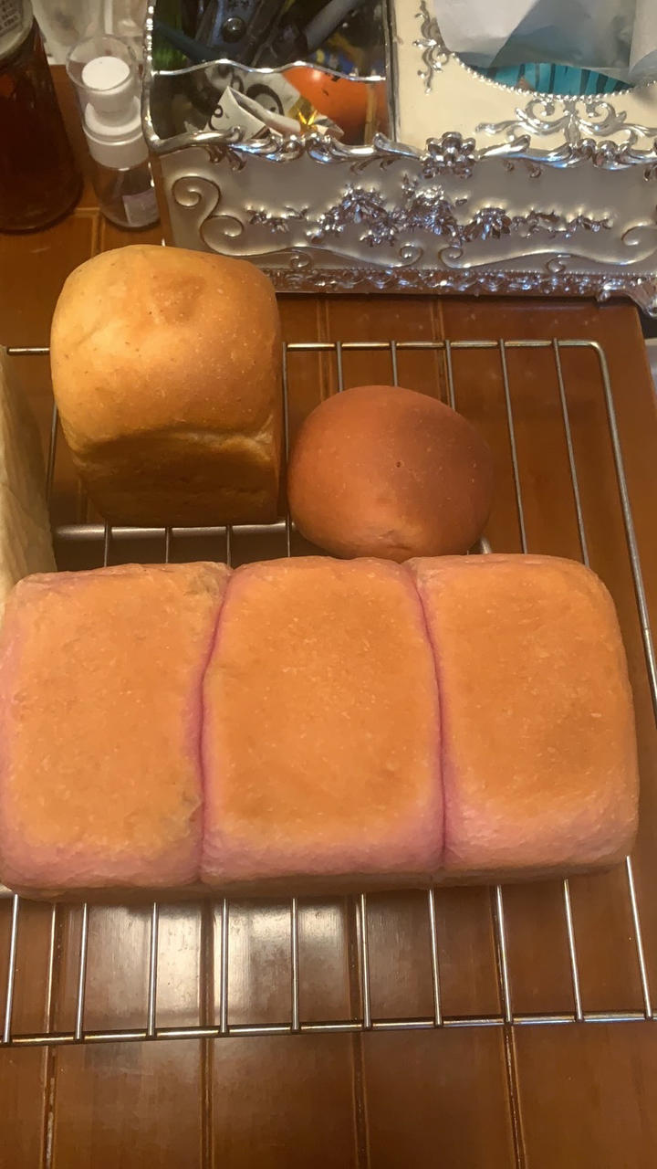 日式紫薯生土司