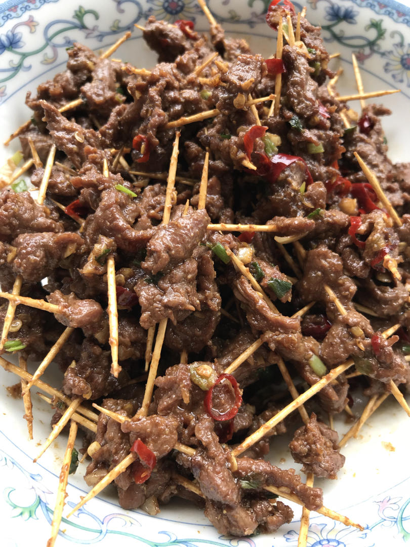 牙签牛肉 道地湖南味