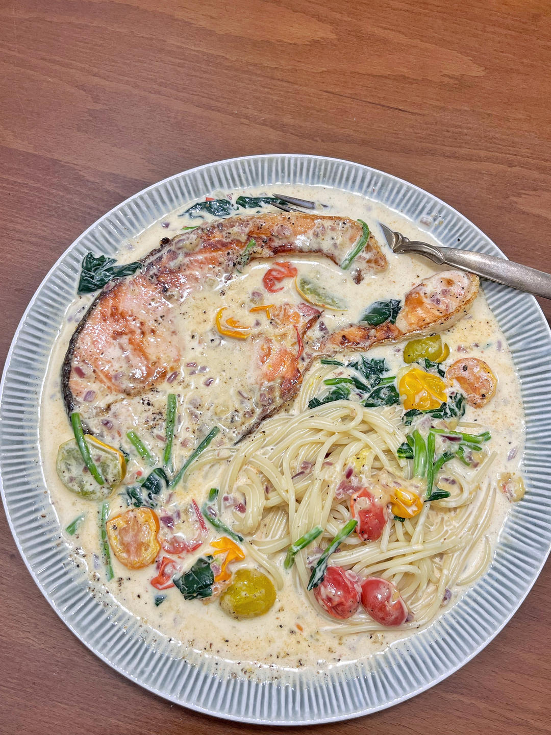 ［三文鱼创新吃法］托斯卡纳三文鱼 Tuscan Salmon