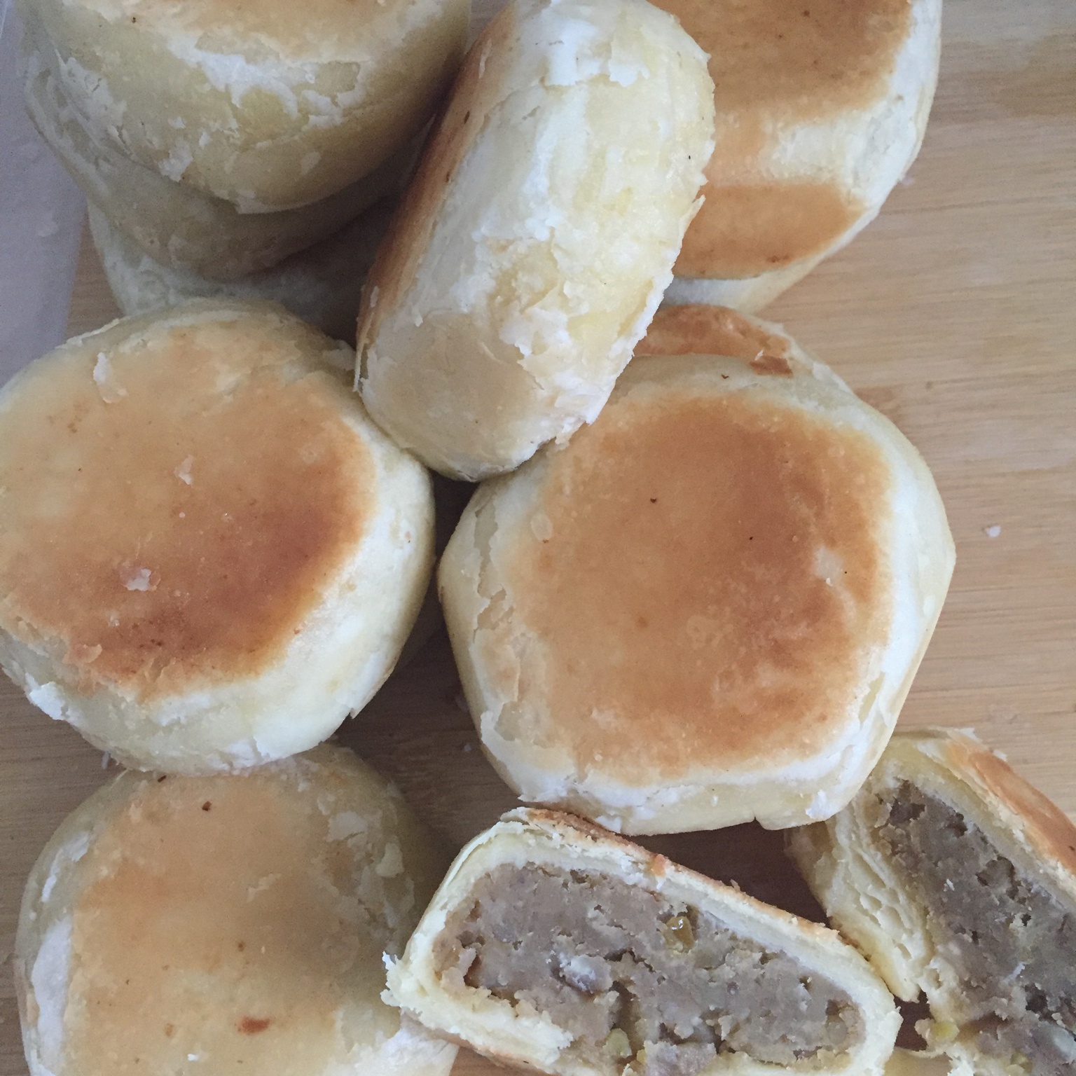 平底锅版之紫薯香酥饼