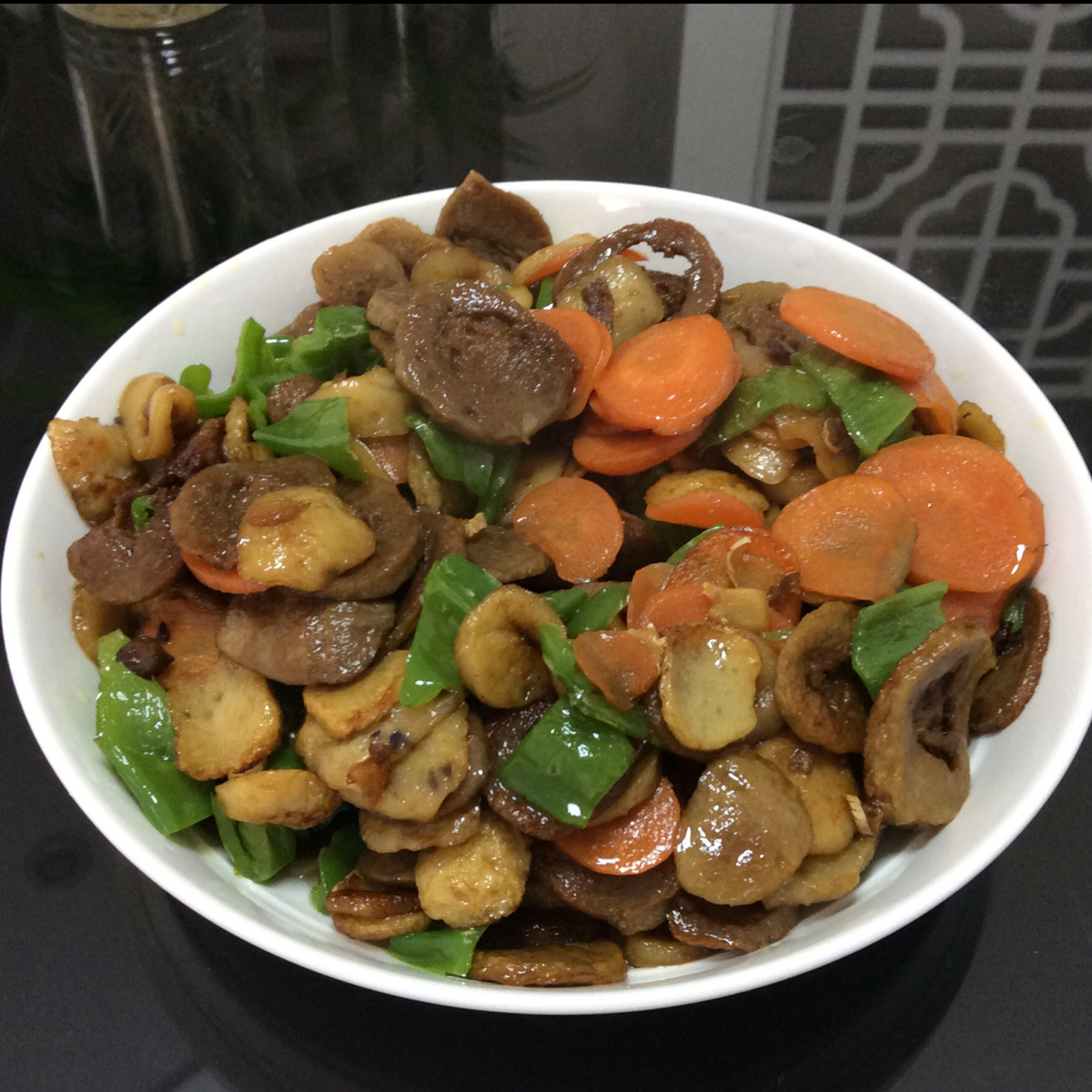 鱼丸炒青椒
