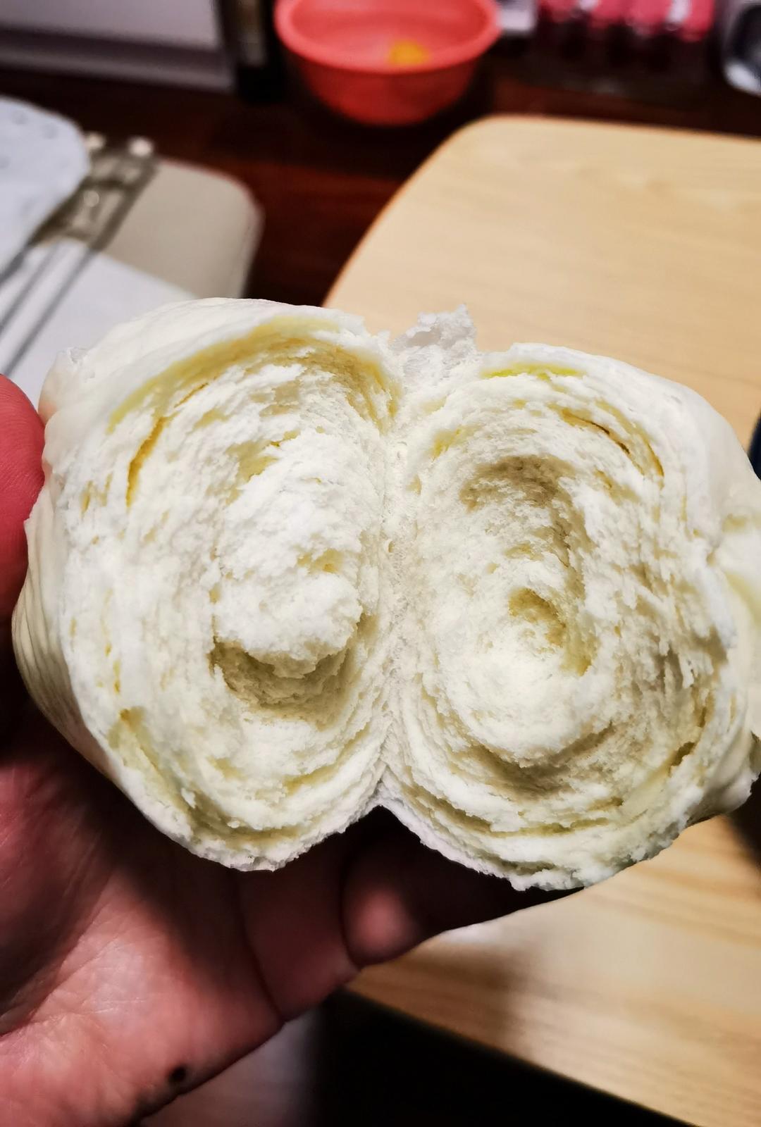 山东呛面馒头～一层一层的剥开，享受纯手工的美味