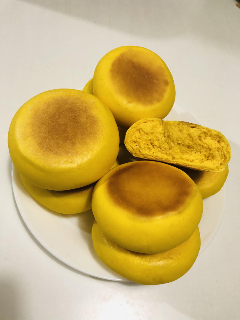 堂妈小厨——发面南瓜饼