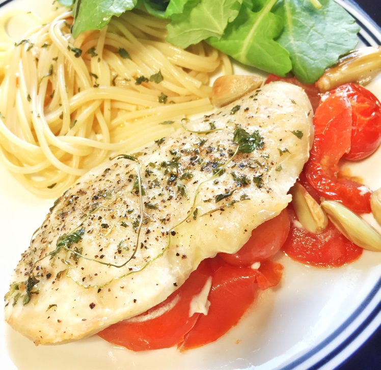 番茄大蒜香草烤鸡腿（庄祖宜）