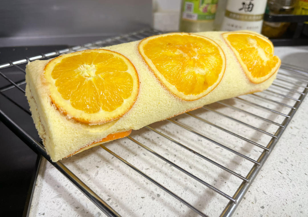 橙香蛋糕卷