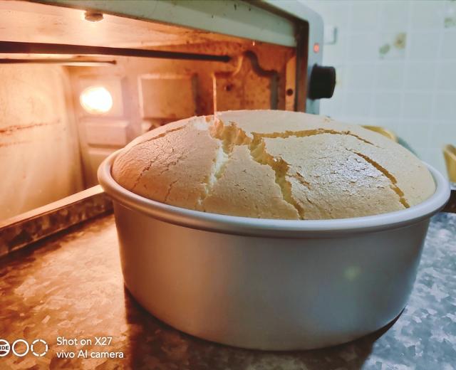 戚风蛋糕-裸蛋糕-8寸的做法