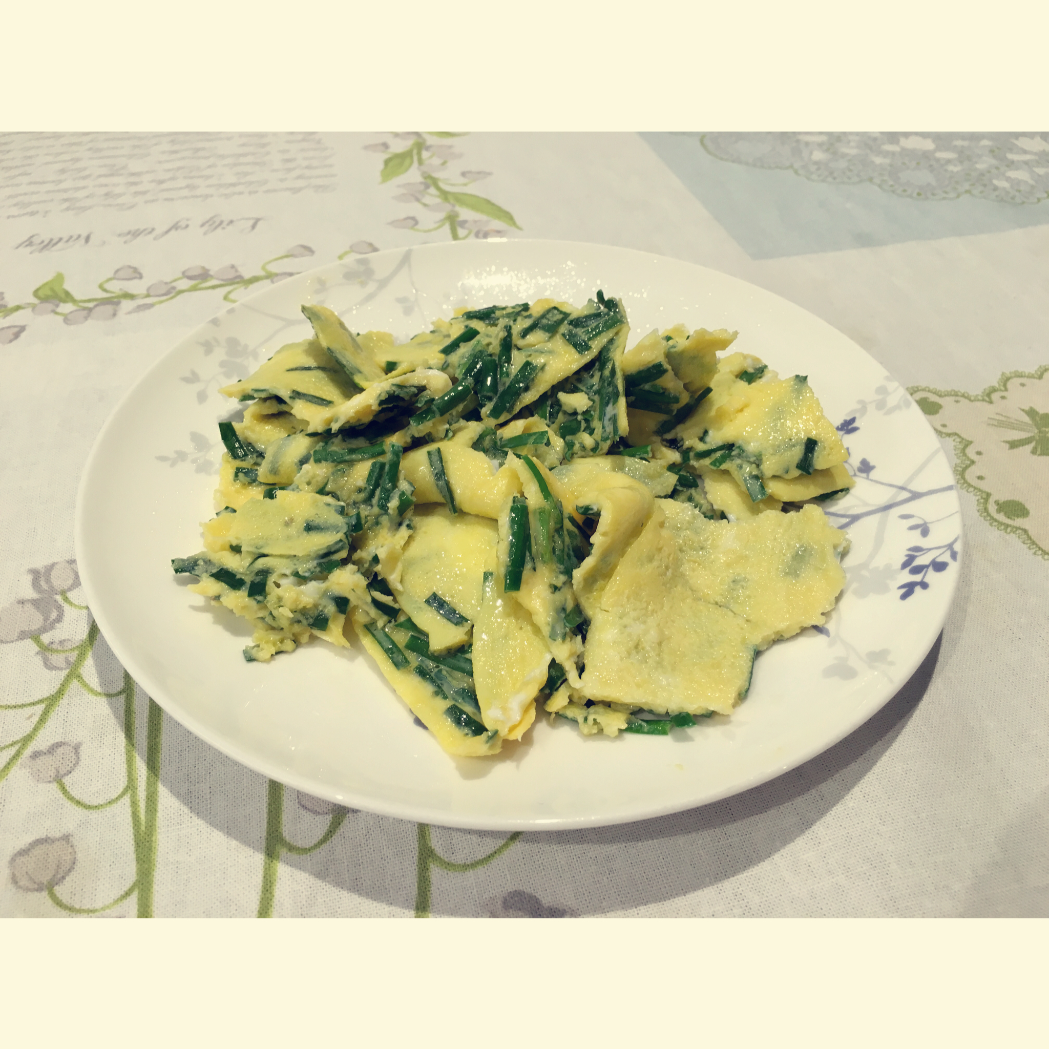 韭菜煎蛋