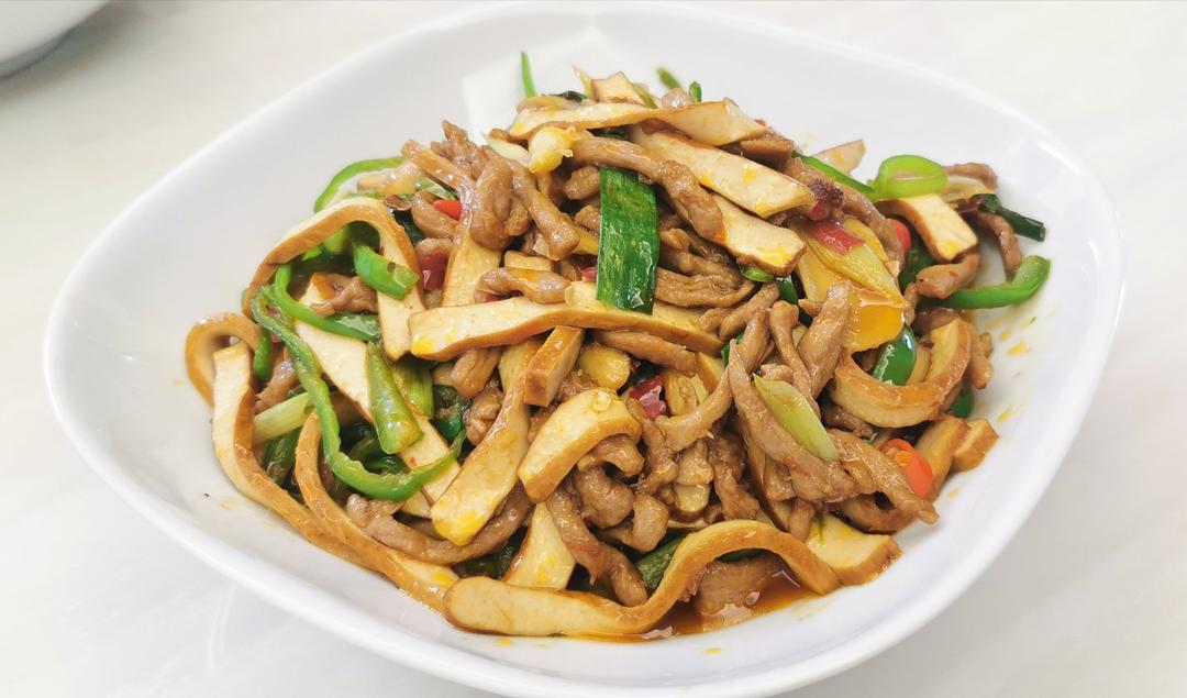 香干肉丝，家常菜