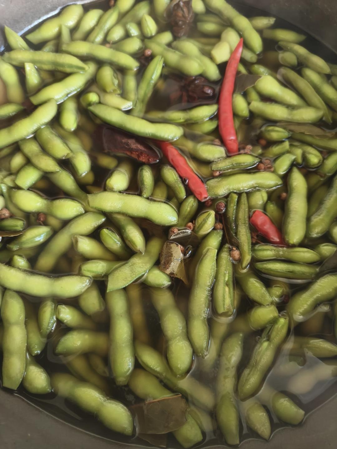 豪华版水煮毛豆