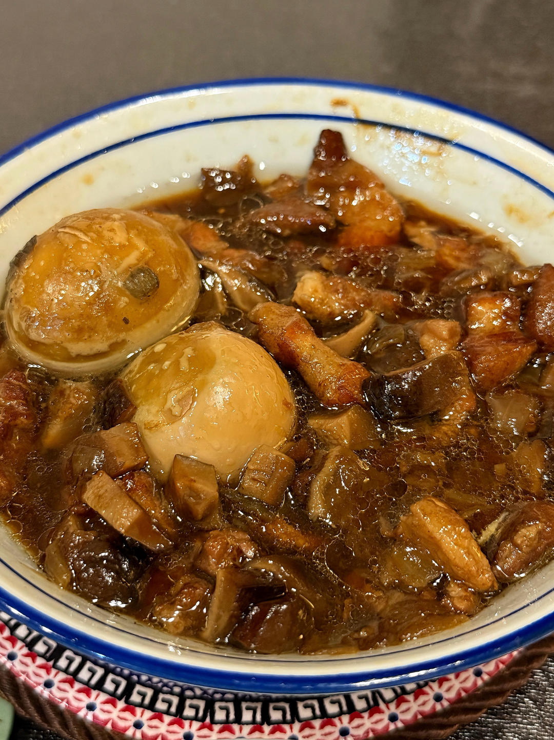 香菇卤肉饭造起来