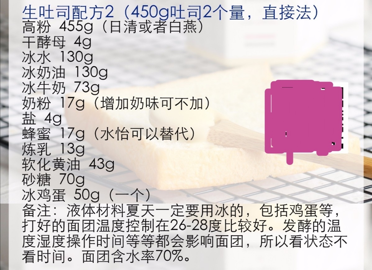 纯奶手撕吐司的做法 步骤1