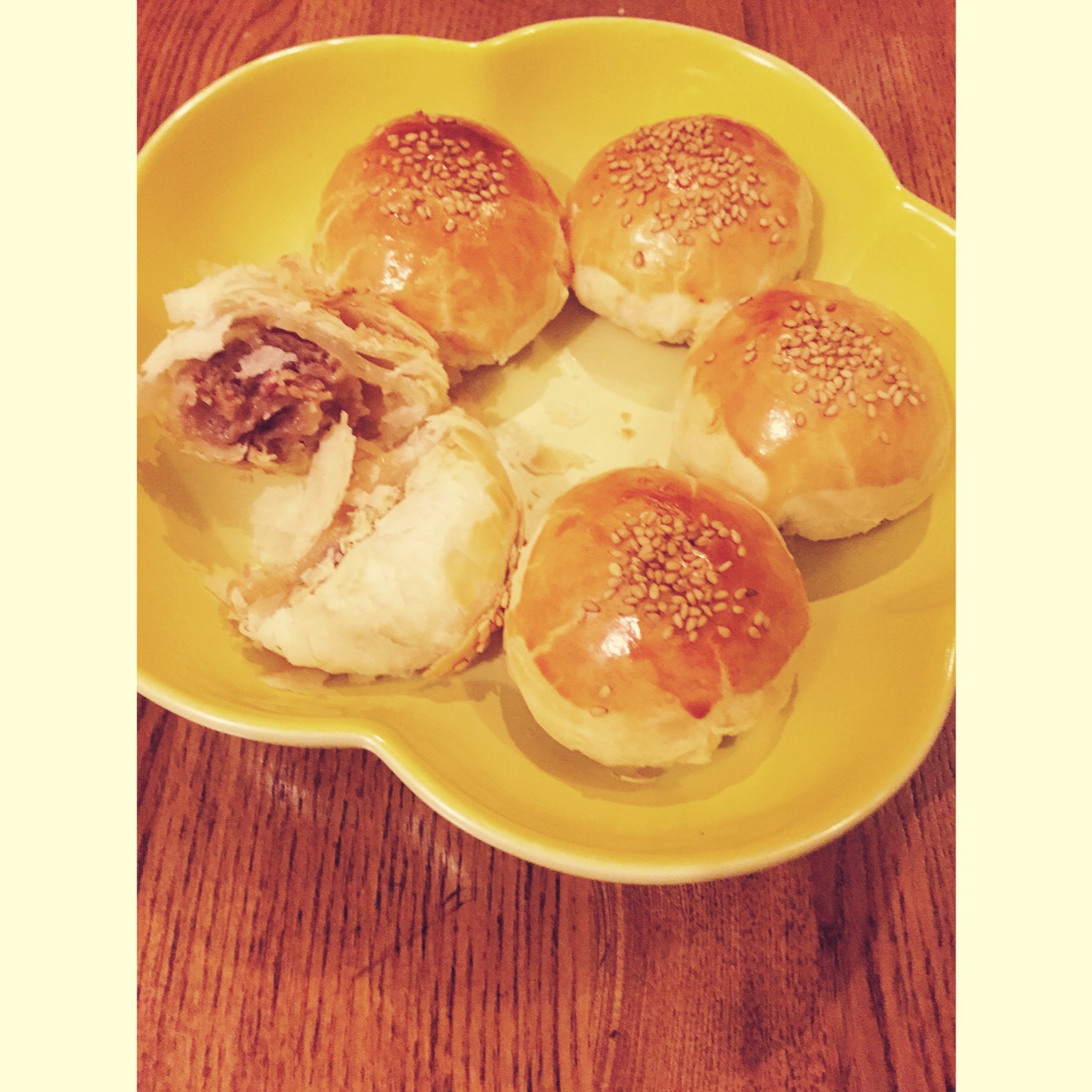 泳式鲜肉榨菜月饼