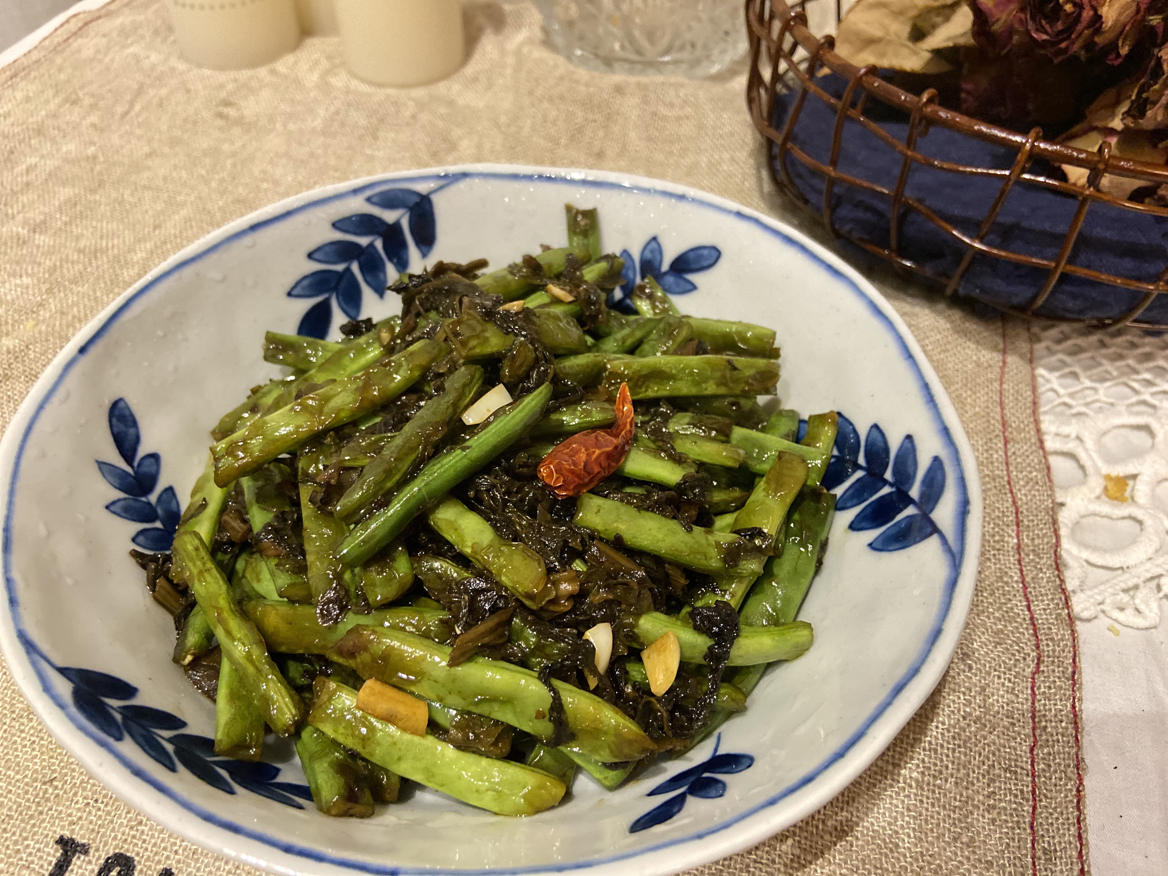 下饭菜-老咸菜四季豆的做法