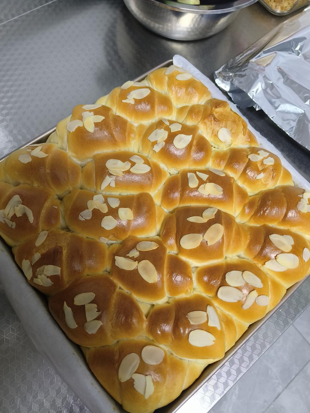 牛奶面包卷（直接法）