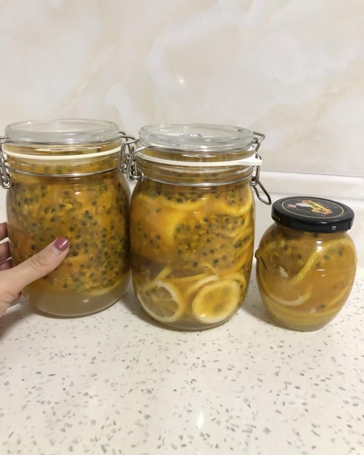 百香果柠檬蜂蜜茶