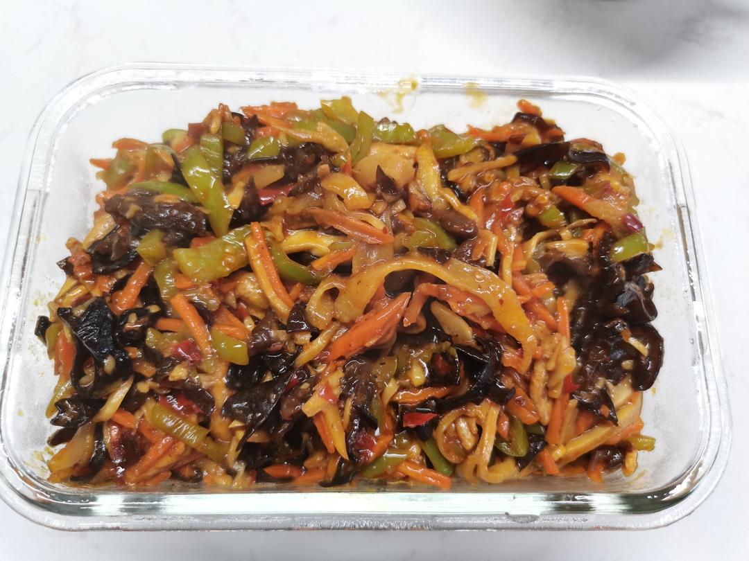 素鱼香肉丝的做法