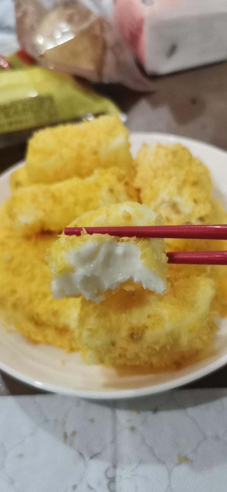 空气炸锅：炸牛奶