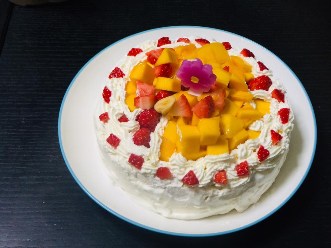 8寸 戚风蛋糕 生日蛋糕胚