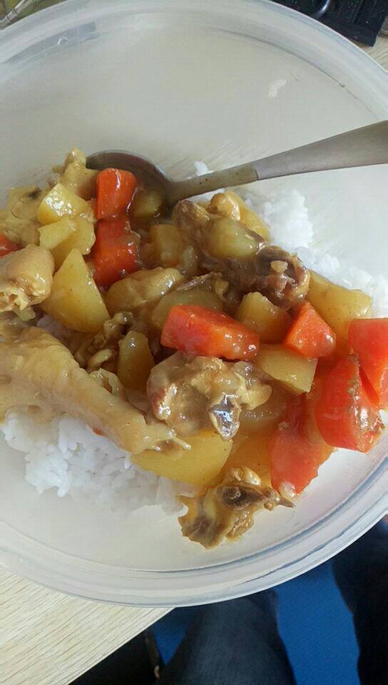 电饭煲版土豆咖喱鸡肉