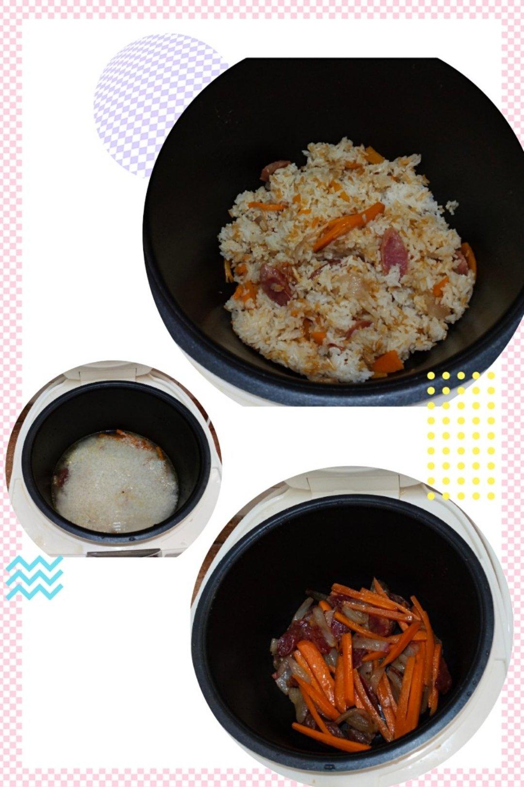 电饭煲香肠焖饭