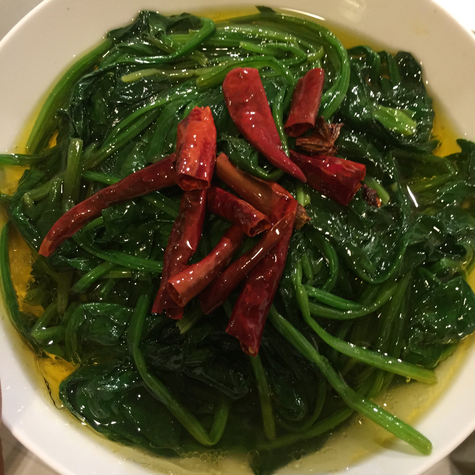 凉拌菠菜