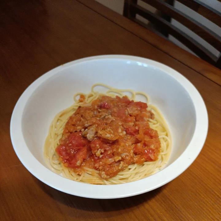 番茄肉酱意大利面
