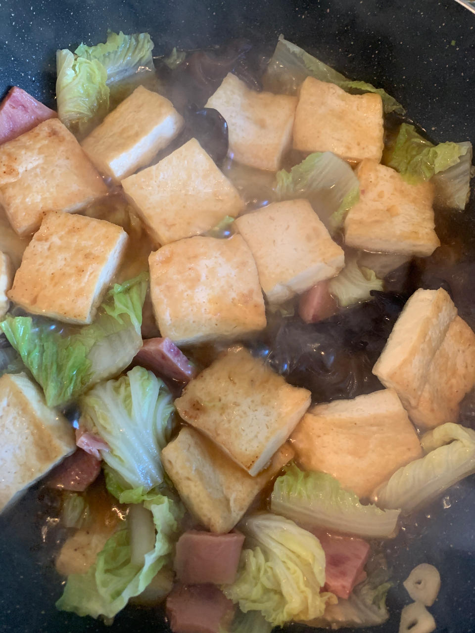 白菜豆腐煲