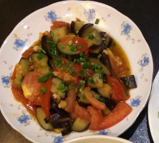 西红柿烧茄子