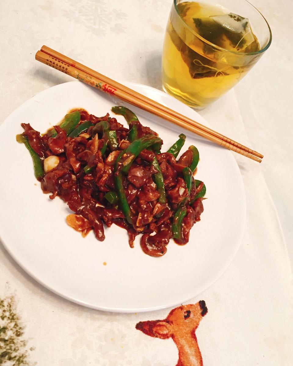 辣椒炒鸡胗（家常简易）