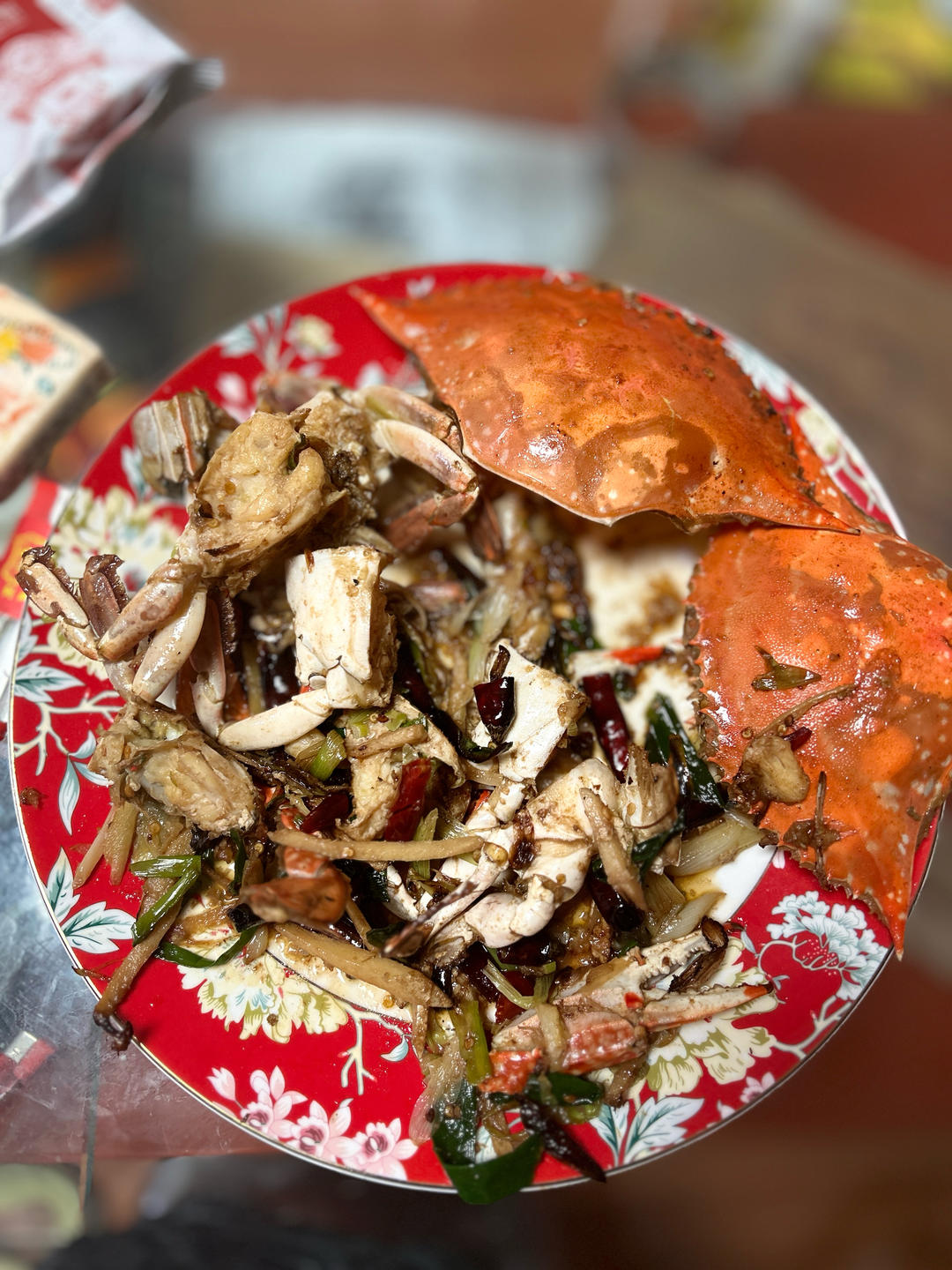 葱姜炒梭子蟹（very easy）