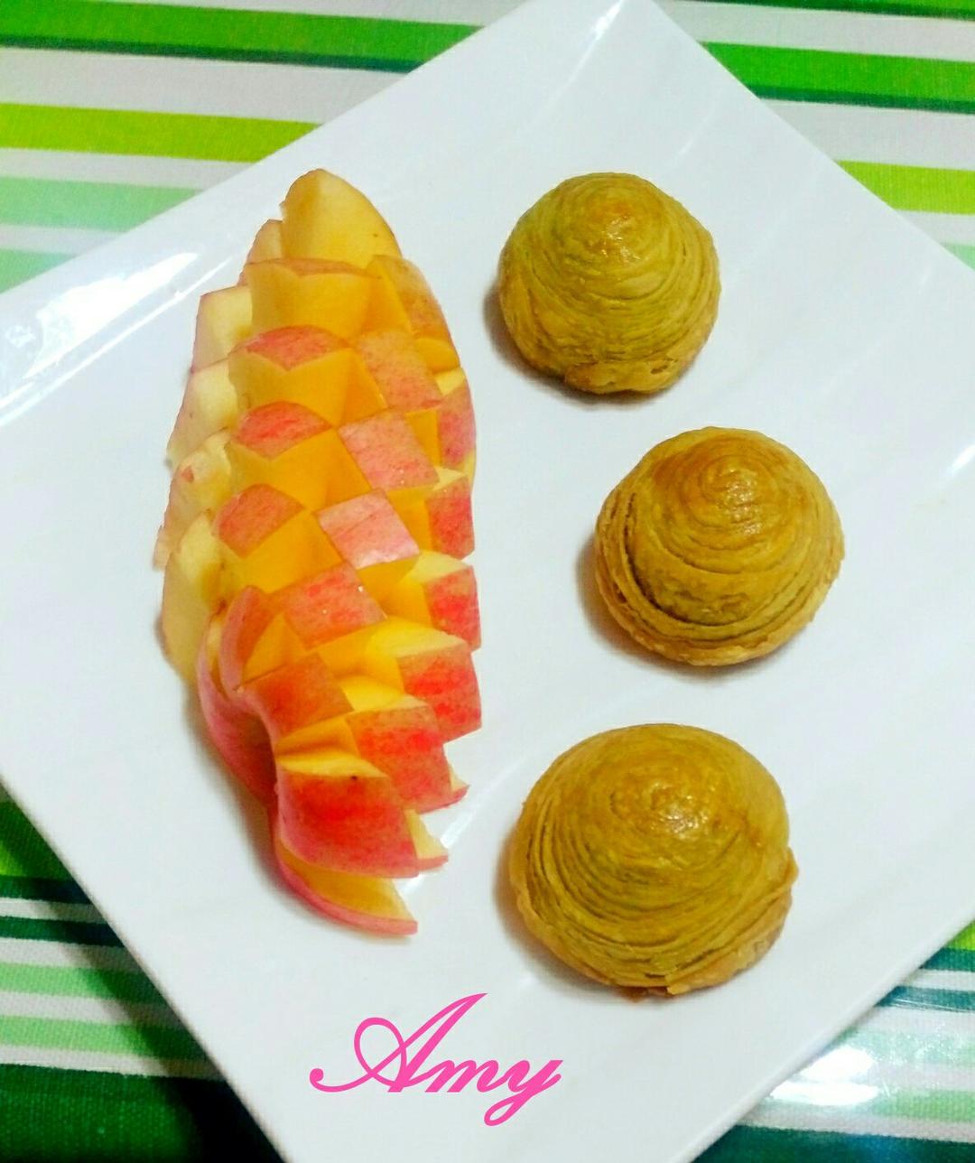 螺旋酥.蛋黄酥.-个人的技巧