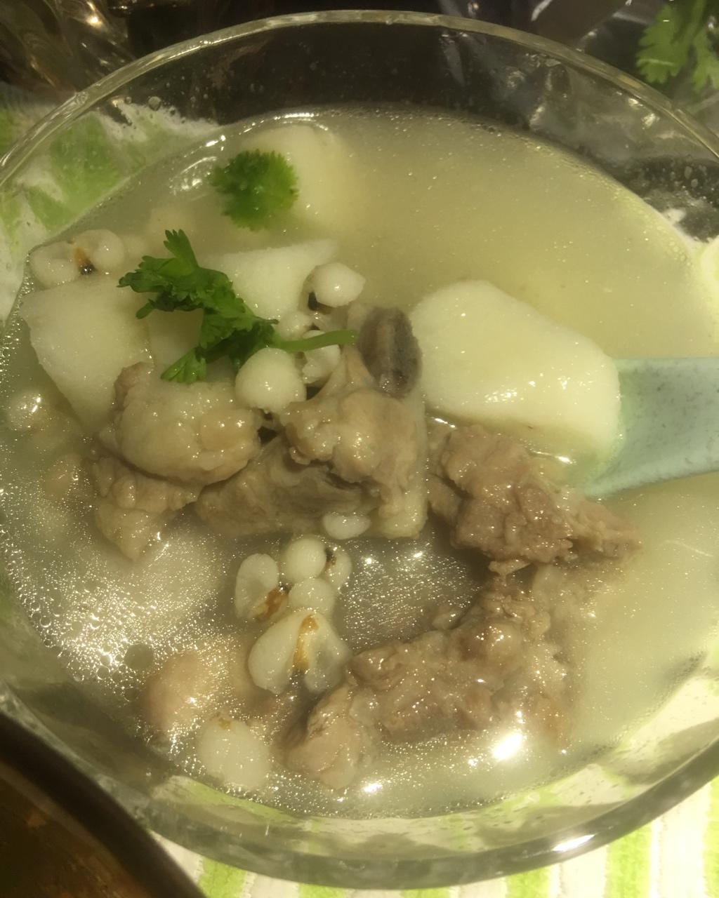 山药薏米排骨汤