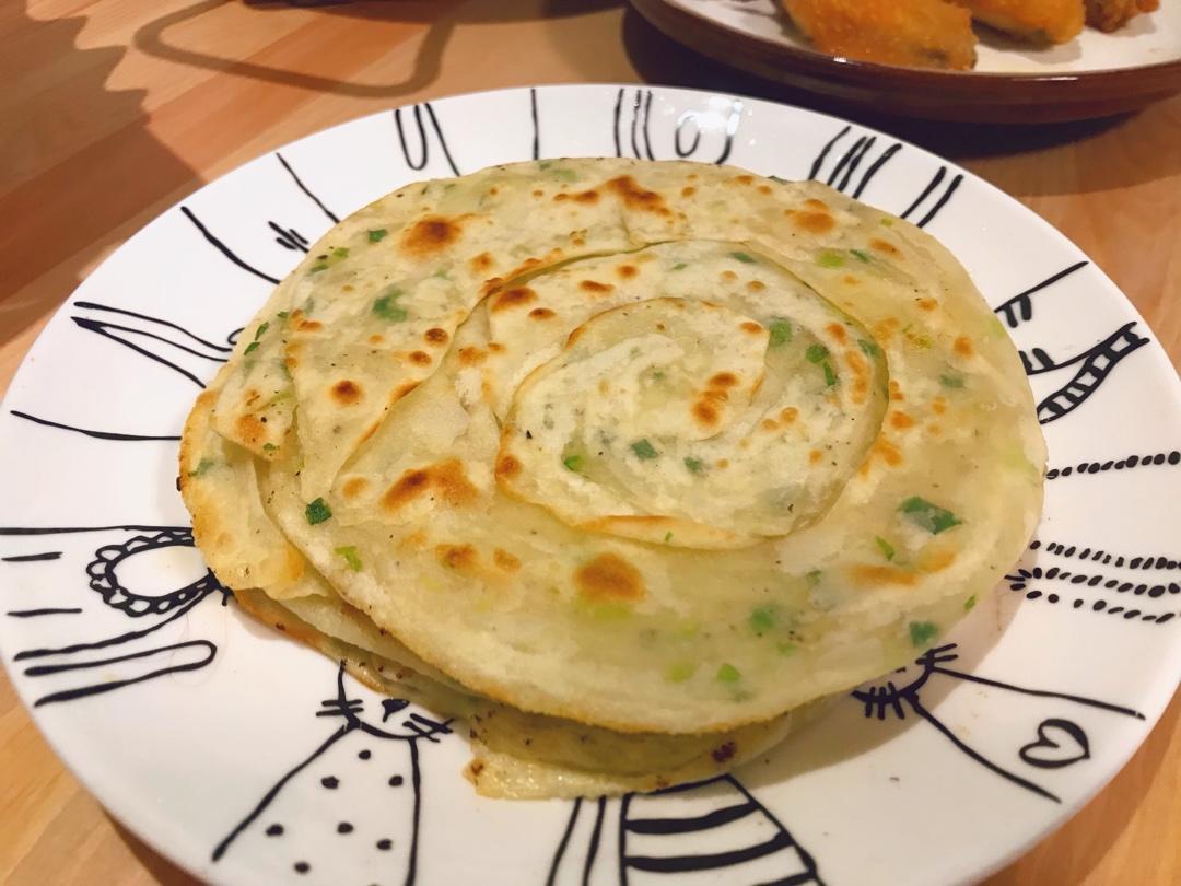 饺子皮葱油饼