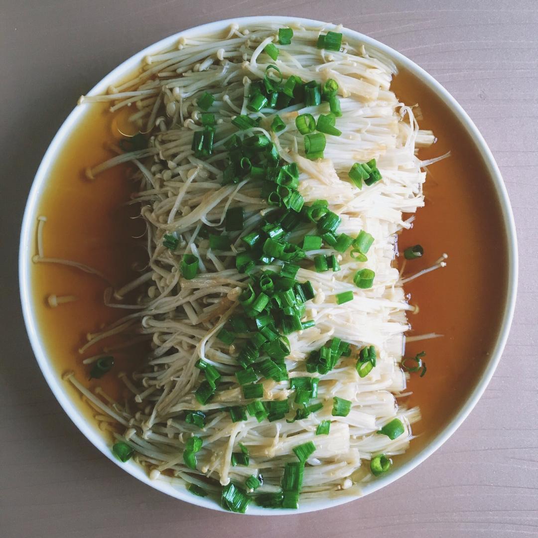 油泼金针菇