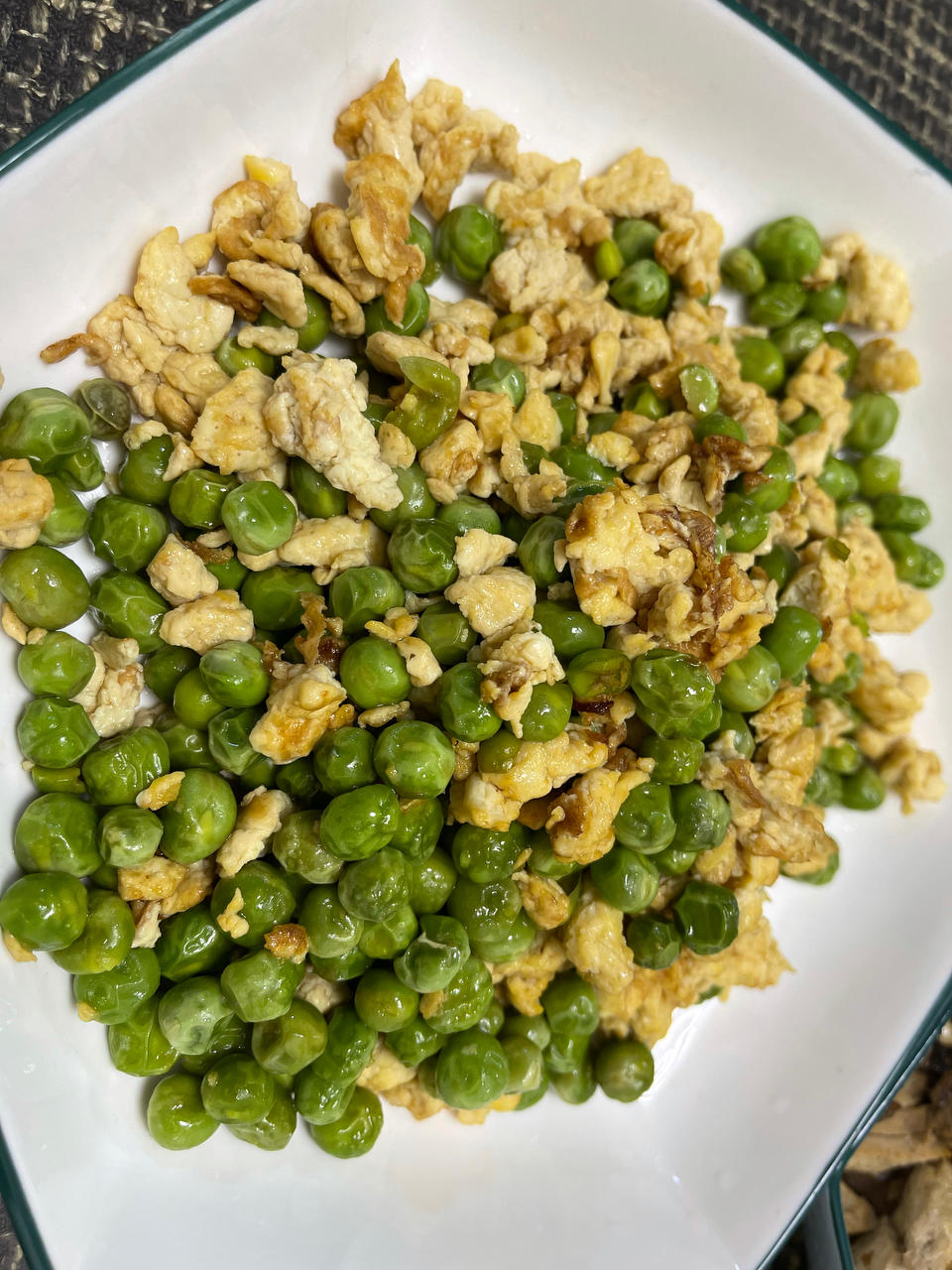 青豆炒蛋