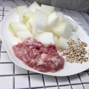冬瓜薏米瘦肉汤祛湿的做法 步骤1