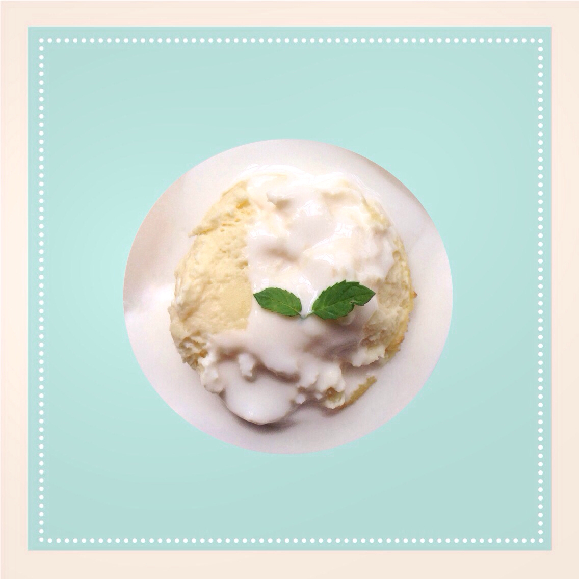 懒人食|1分钟微波炉柠檬酸奶小蛋糕（无油低脂版）