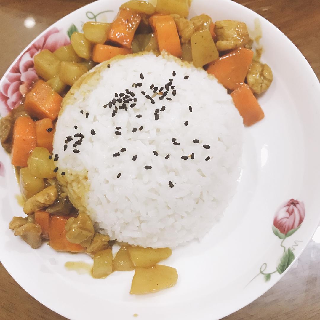 咖喱鸡饭