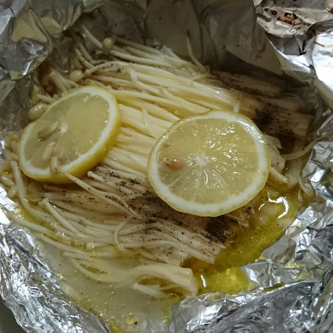 黄油烤金针菇
