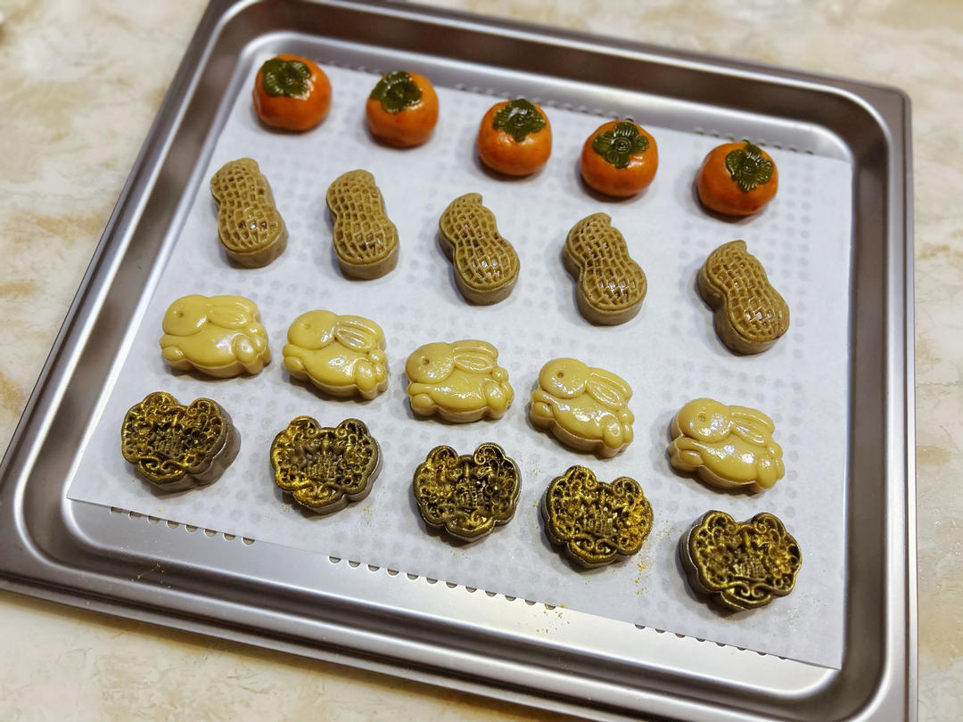 好事（柿）发（花）生🥜—广式伯爵红茶花生月饼