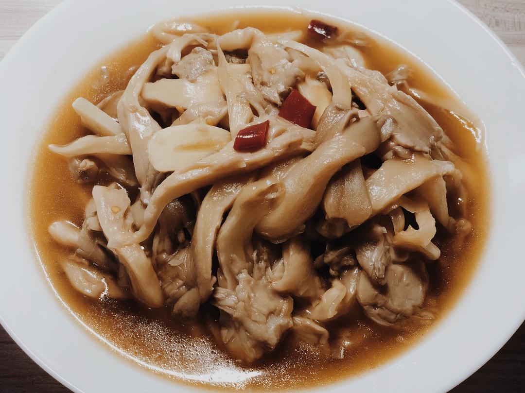 醋溜平菇的做法