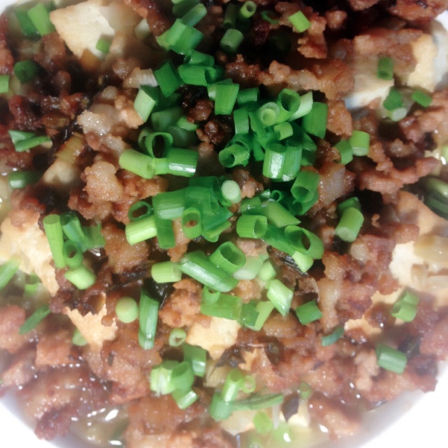 肉末蒸豆腐