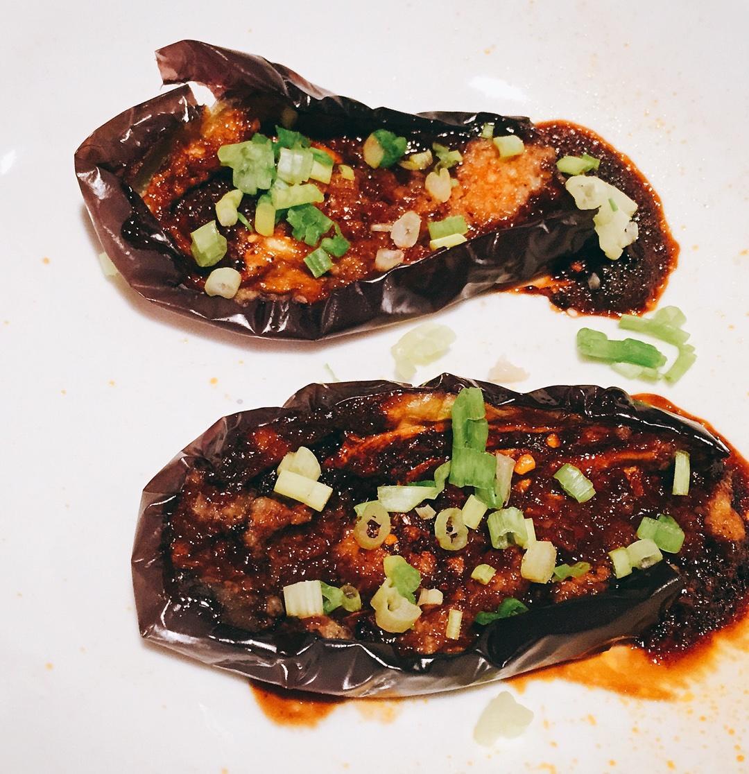 微波烤茄子的做法