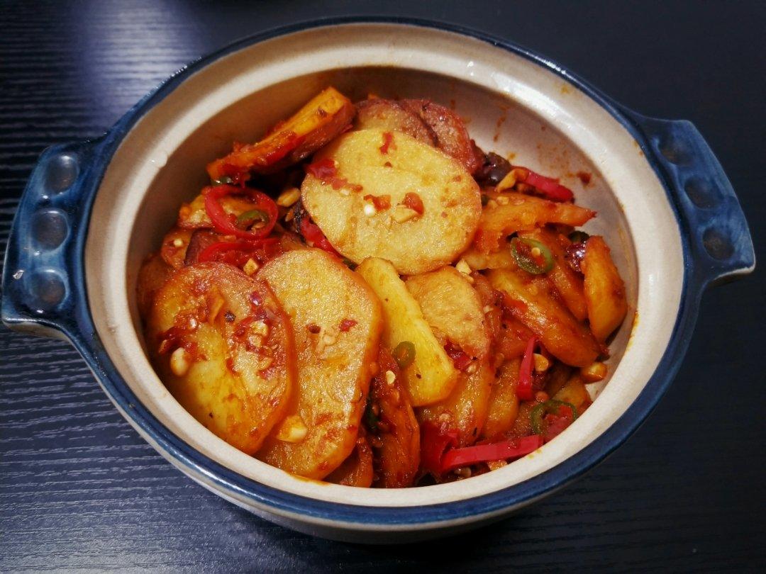 家常干锅土豆片