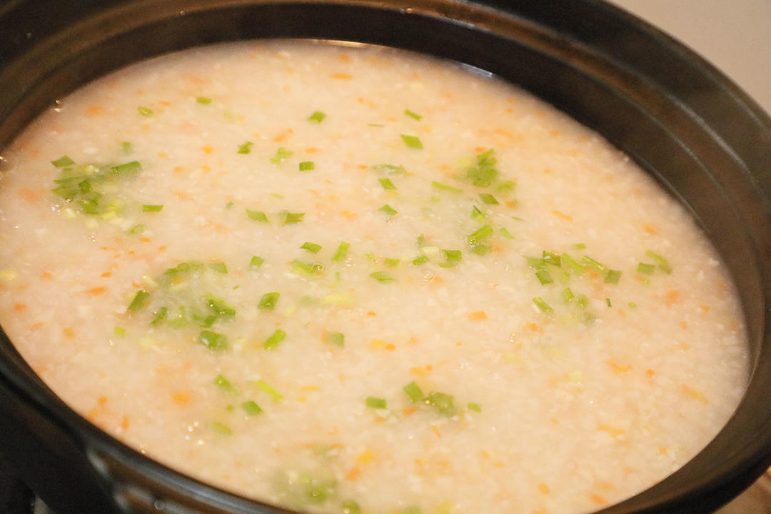 山药鸡茸粥的做法