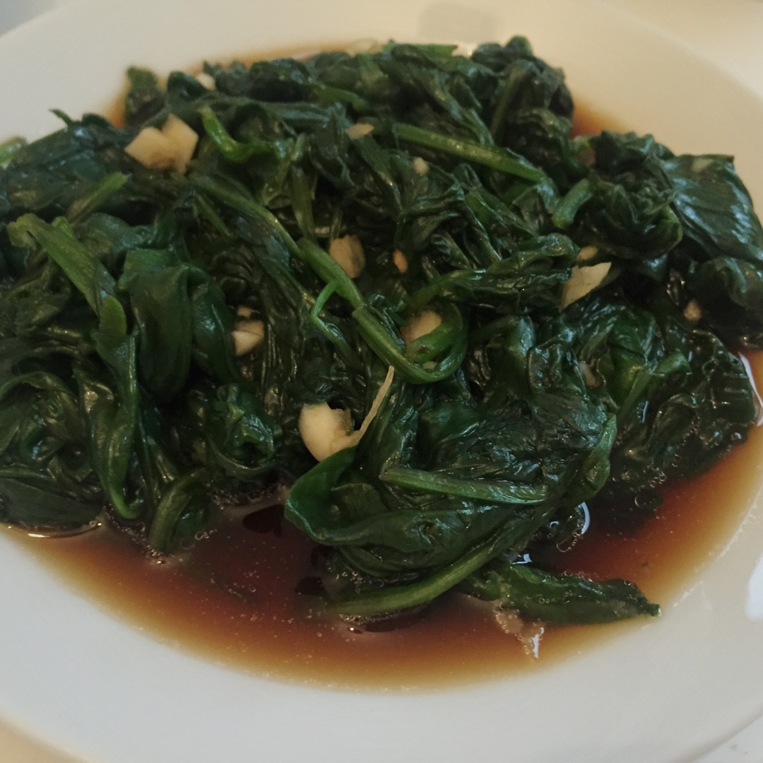 凉拌菠菜