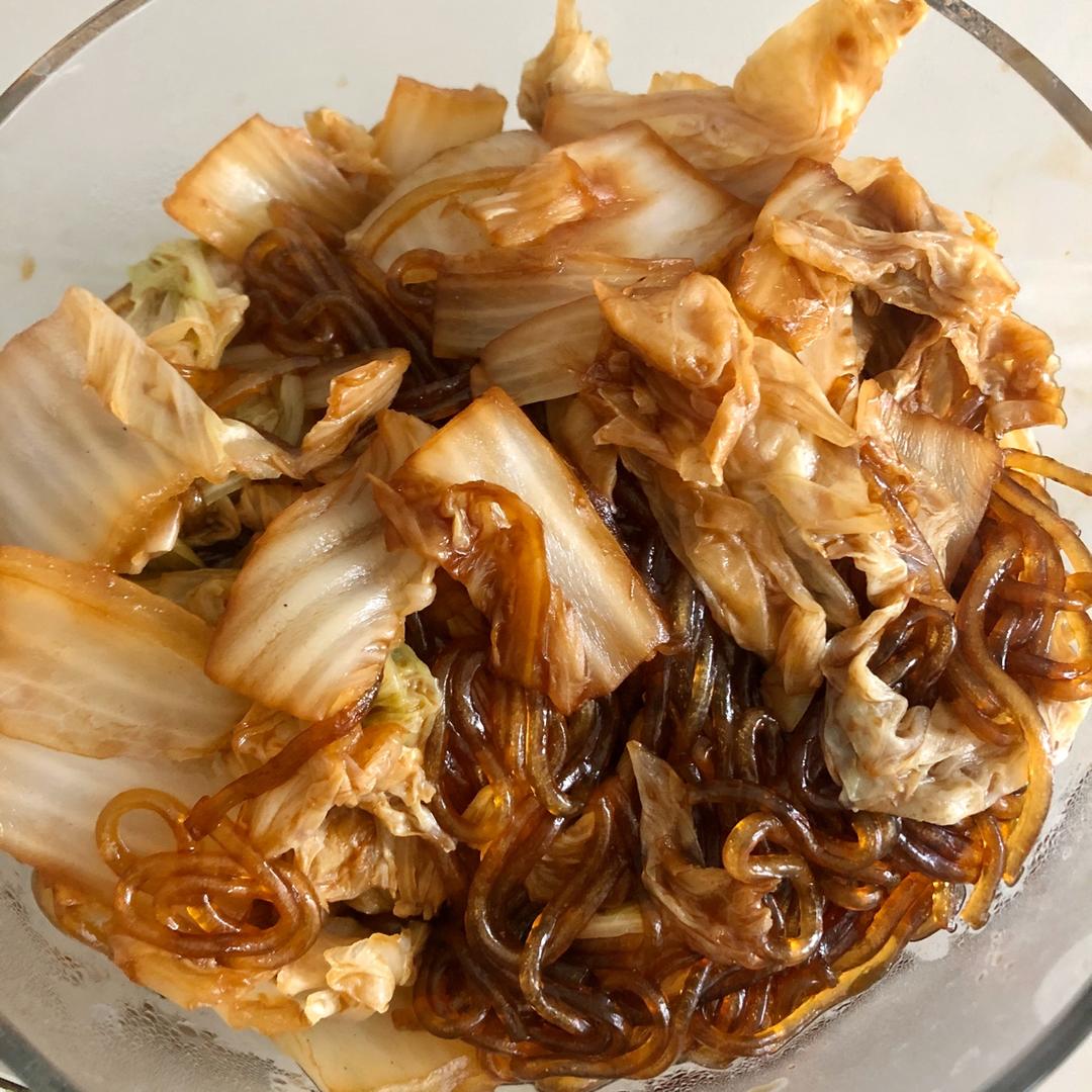白菜炒粉丝
