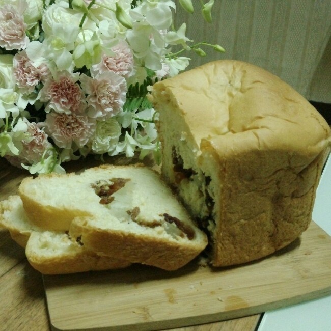 面包机版柔软果料面包（最爱的童年味道）