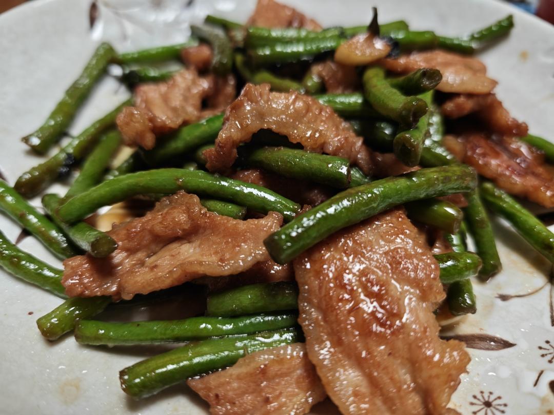 紫苏豆角肉片
